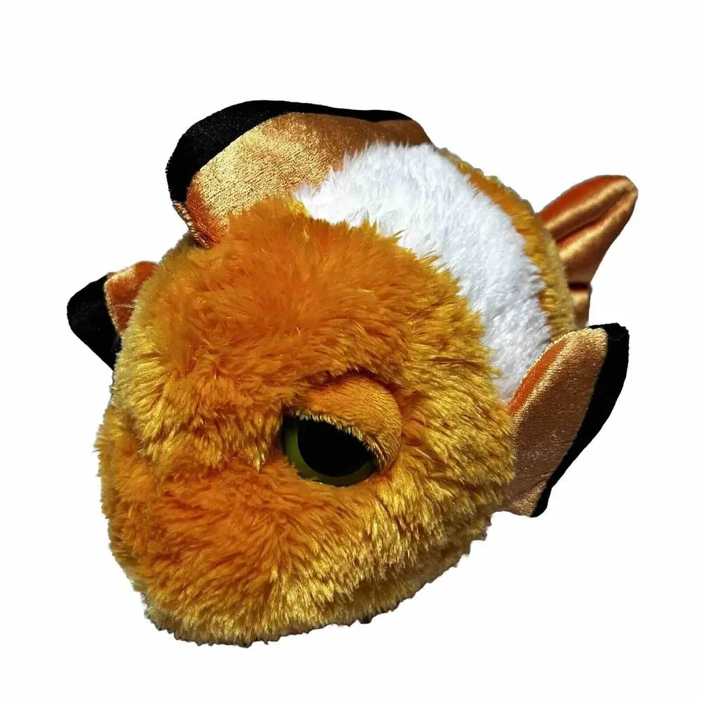 Aurora Destination Nation Orange CLOWN FISH Plush Stuffed Animal 12”